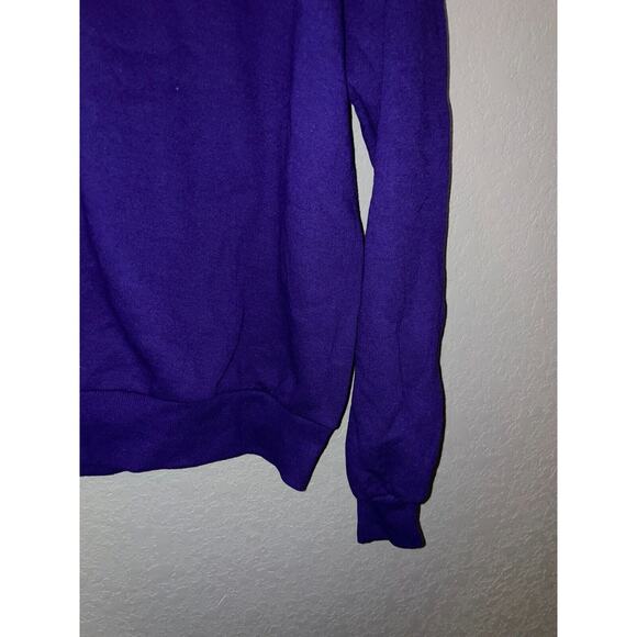 90s Vintage Jerzees Montana Big Sky Country Purple Graphic Sweatshirt VTG 1990s - Picture 6 of 11